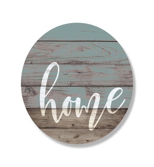 Rustic Home Blue Circle